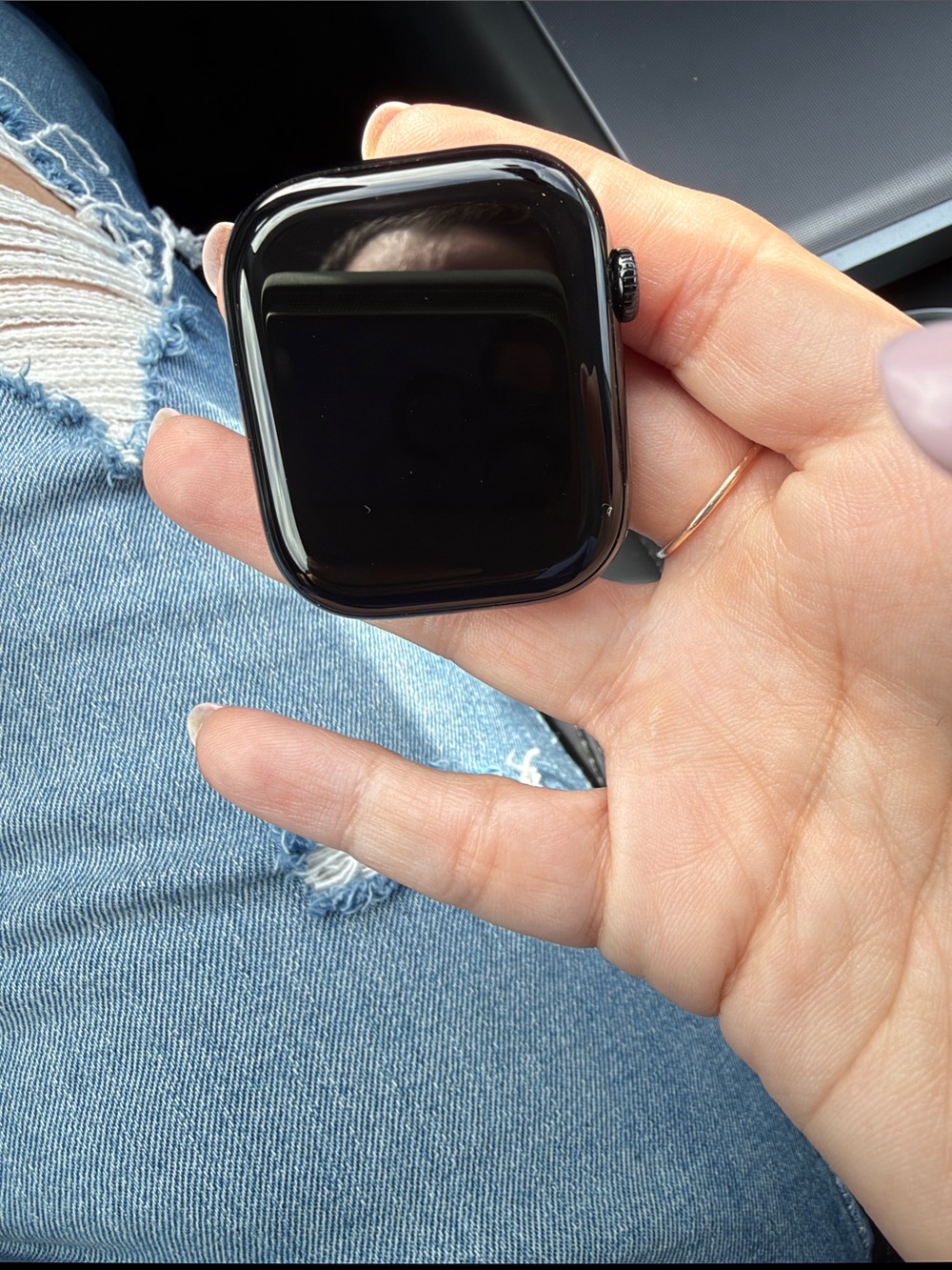 Black Smartwatch Case (Unbranded) - Sleek Touchscreen Wearable